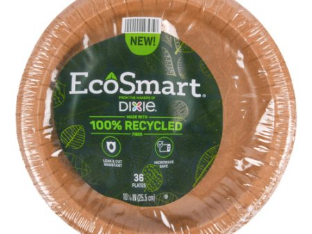 NEW WHOLESALE PAPER PLATE DIXIE ECO-SMART 10.5 36CT SOLD BY CASE Hot on Sale