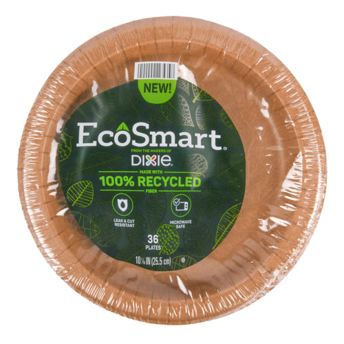 NEW WHOLESALE PAPER PLATE DIXIE ECO-SMART 10.5 36CT SOLD BY CASE Hot on Sale