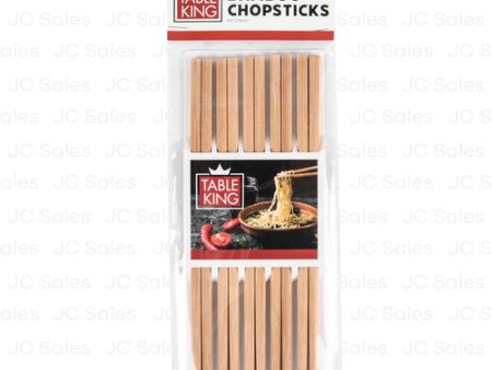 WHOLESALE TABLE KING BAMBOO CHOPSTICKS 5 PAIRS W OPP & HEAD CARD SOLD BY CASE Online