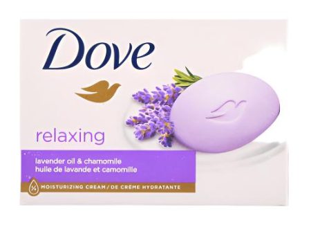 WHOLESALE DOVE BAR SOAP RELAXING LAVENDER 106 GR SOLD BY CASE on Sale