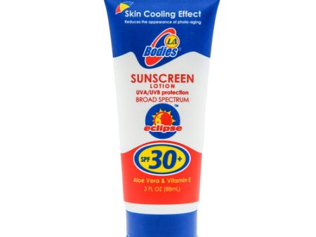 WHOLESALE L.A. BODIES SUNSCREEN LOTION SPF 30 3 OZ SOLD BY CASE Hot on Sale