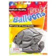 WHOLESALE BALLOON METALLIC SILVER 12 10CT SOLD BY CASE Discount