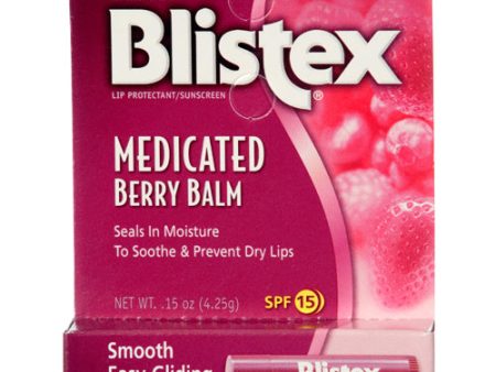 WHOLESALE BLISTEX MEDICATED BERRY BALM 0.15Z BLISTER CARD SOLD BY CASE Fashion