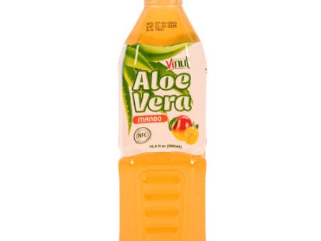 NEW WHOLESALE VINUT ALOE VERA JUICE W  MANGO FLAVOR 16.9OZ SOLD BY CASE For Sale