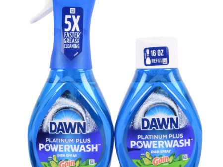 NEW WHOLESALE DAWN POWERWASH DISH SPRAY GAIN SCENT 16 OZ SOLD BY CASE Supply