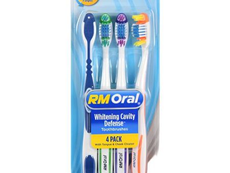 WHOLESALE RM ORAL TOOTHBRUSH WHITENING DEFENSE SOFT 4PK SOLD BY CASE Discount