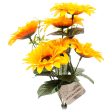 WHOLESALE ARTIFICIAL FLOWER SUN FLOWER SOLD BY CASE Online Hot Sale