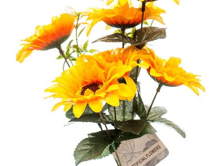 WHOLESALE ARTIFICIAL FLOWER SUN FLOWER SOLD BY CASE Online Hot Sale