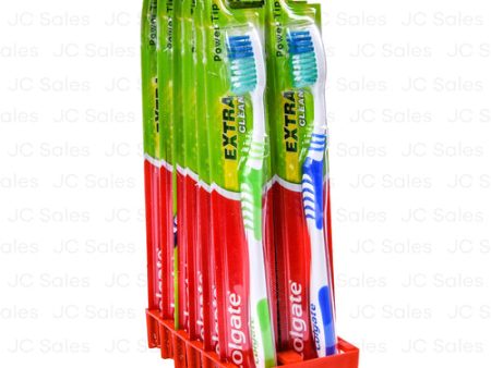 WHOLESALE COLGATE TOOTHBRUSH EXTRA CLEAN POWER TIP MEDIUM SOLD BY CASE Online Sale