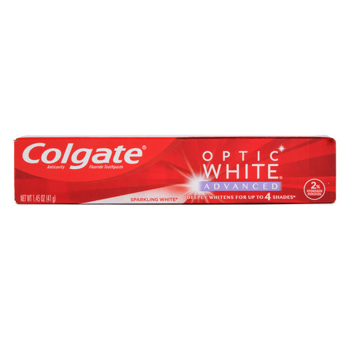 NEW WHOLESALE COLGATE OPTIC WHITE TOOTHPASTE TRAVEL SIZE 1.45 OZ SOLD BY CASE For Cheap