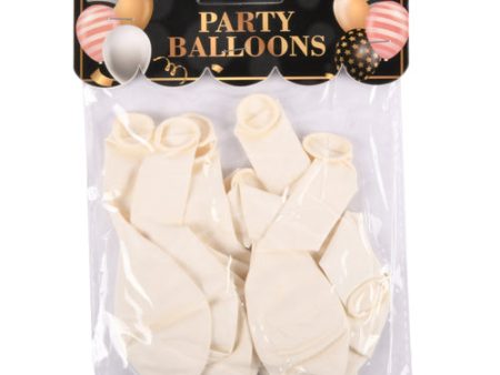 NEW WHOLESALE PARTY BALLOONS WHITE SOLD BY CASE For Discount