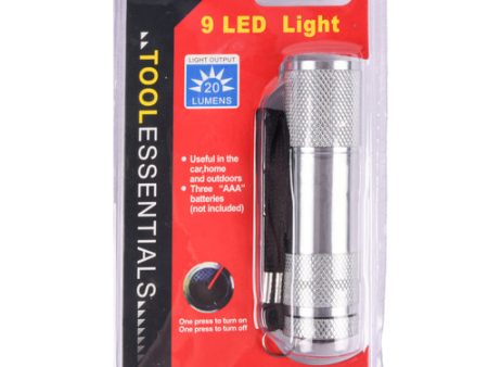 NEW WHOLESALE 9 LED FLASH LIGHT SOLD BY CASE Online