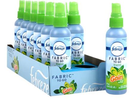 WHOLESALE FEBREZE FABRIC REFRESHER TO-GO GAIN ORIGINAL 2.8 OZ SOLD BY CASE Online Hot Sale