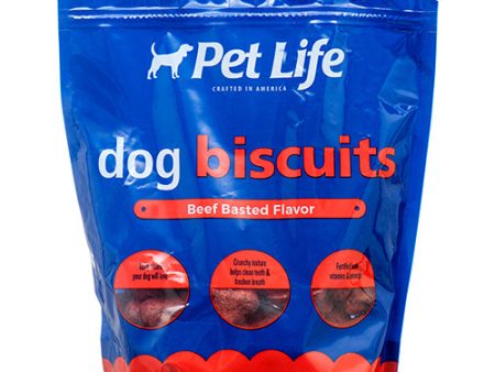 WHOLESALE PET LIFE DOG BISCUIT BASTED 15 OZ SOLD BY CASE For Sale