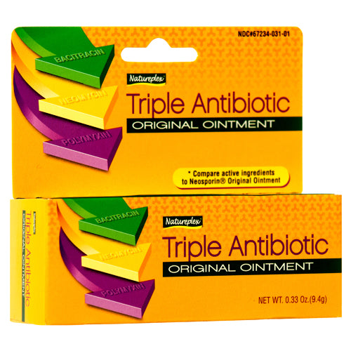 WHOLESALE NATUREPLEX TRIPLE ANTIBIOTIC OINTMENT 0.33 OZ SOLD BY CASE For Sale