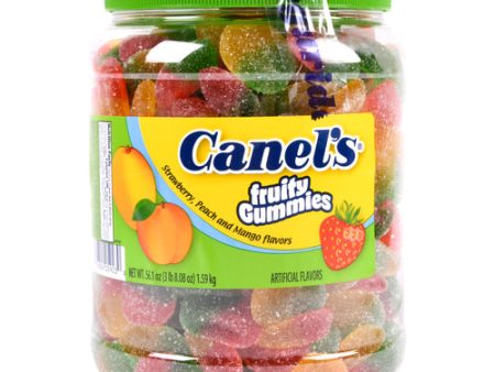 NEW WHOLESALE CANEL S GUMMIES ASST JAR  3.5-LBS SOLD BY CASE For Sale