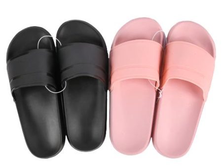 WHOLESALE WOMEN SANDAL SIZE 6~10 BLACK & PINK ASST SOLD BY CASE For Cheap