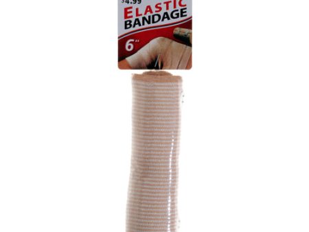 WHOLESALE ELASTIC BANDAGE 6 WITH CLIPS SOLD BY CASE on Sale