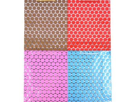 WHOLESALE GIFT BAG SMALL POLKA DOT#6502 SOLD BY CASE Hot on Sale