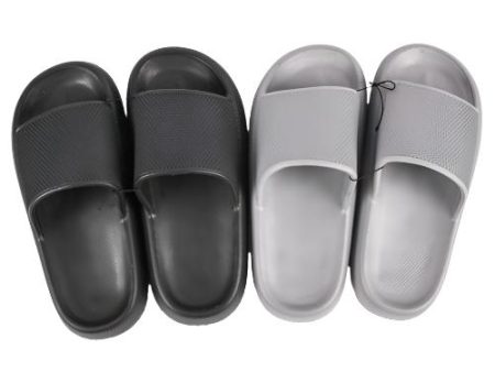 WHOLESALE MEN SANDAL SIZE 7.5~11 BLACK & GRAY ASST SOLD BY CASE Cheap