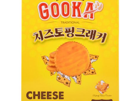 NEW WHOLESALE GOOKA CHEESE TOPPING CRACKER 252G SOLD BY CASE Discount