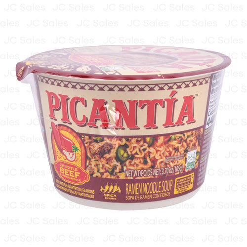 WHOLESALE PICANTIA RAMEN CHIPOTLE BEEF BOWL SOLD BY CASE Online