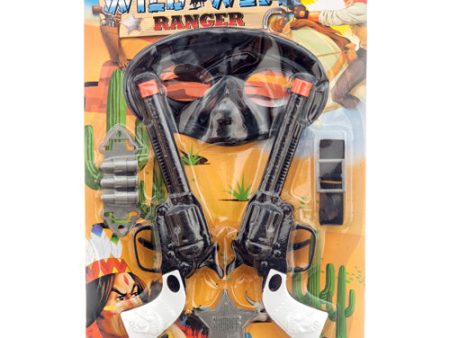 WHOLESALE TOY GUN WESTERN W  MASK #12906 SOLD BY CASE Fashion