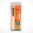 NEW WHOLESALE PAINT & METAL BRISTLE BRUSH 2PC SET SOLD BY CASE Discount