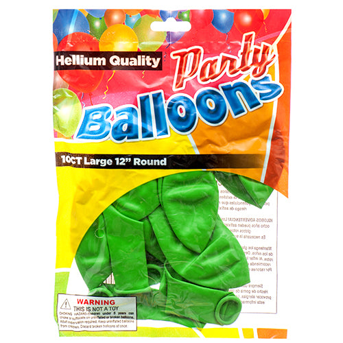 WHOLESALE BALLOON STANDARD GREEN 12 10CT SOLD BY CASE For Discount