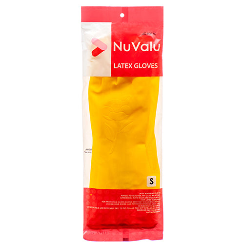 WHOLESALE NUVALU LATEX GLOVE SMALL YELLOW SOLD BY CASE Online now