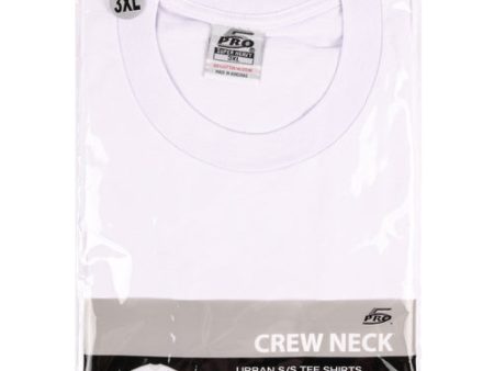 NEW WHOLESALE MENS CREW NECK T-SHIRT WHITE SZ 3-XL SOLD BY CASE Sale