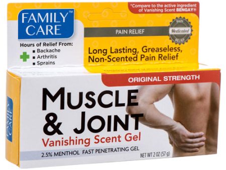 WHOLESALE MUSCLE & JOINT VANISHING GEL 2 OZ SOLD BY CASE For Sale