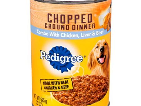 WHOLESALE PEDIGREE 22 OZ CHOPPED COMBO CHK,BEF&LIVER SOLD BY CASE Supply