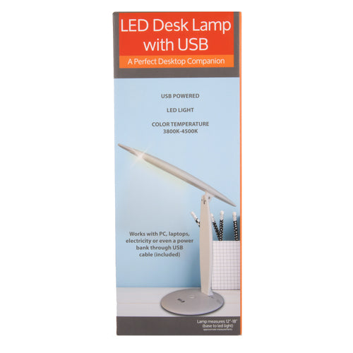 WHOLESALE LED BENDABLE DESK LAMP USB POWERED 12 - 18 SOLD BY CASE Online