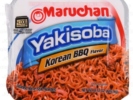 WHOLESALE MARUCHAN YAKISOBA NOODLES KOREAN BBQ 4.12 OZ SOLD BY CASE Online Hot Sale