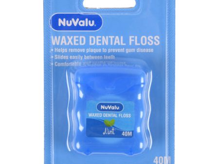 WHOLESALE NUVALU DENTAL FLOSS TAPE MINT SCENT 40M SOLD BY CASE Online now