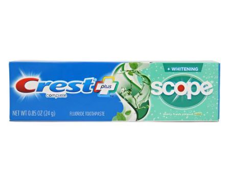 WHOLESALE CREST+SCOPE TOOTHPASTE MINTY FRESH 0.85 OZ SOLD BY CASE Online Sale