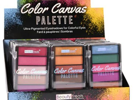 WHOLESALE BEAUTY TREATS CANVAS EYESHADOW PALETTE ASST SOLD BY CASE Sale