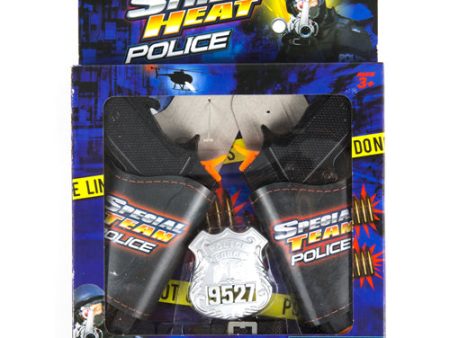 WHOLESALE TOY GUN 2PC POLICE #12887 SOLD BY CASE Fashion