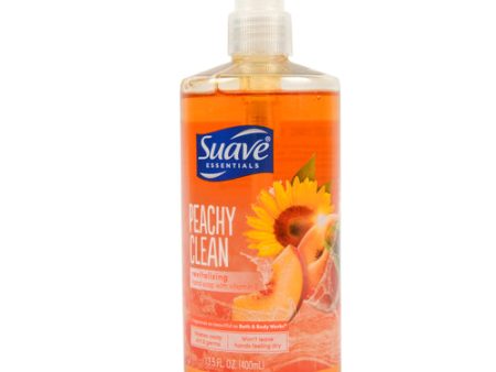 NEW WHOLESALE SUAVE HAND SOAP PEACHY CLEAN 13.5 OZ SOLD BY CASE For Sale