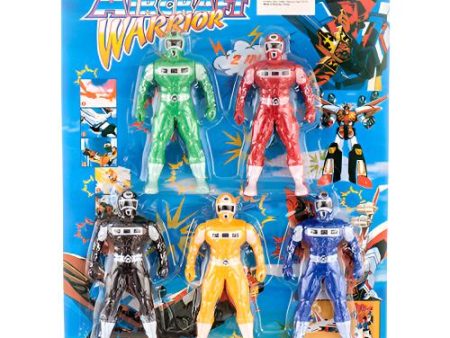 WHOLESALE TOY FIGURINE AIRCRAFT WARRIORS 5PC SOLD BY CASE on Sale