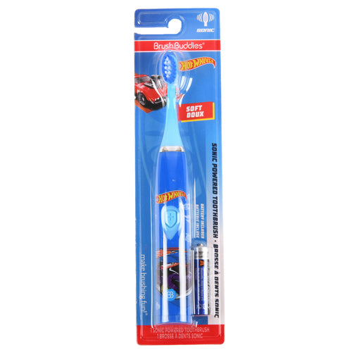 WHOLESALE HOT WHEELS SONIC POWERED TOOTHBRUSH SOFT SOLD BY CASE For Sale