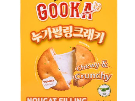 NEW WHOLESALE GOOKA NOUGAT FILLING CREAM CRACKER 240G SOLD BY CASE Online Sale