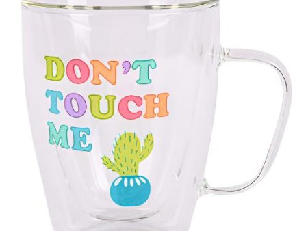 WHOLESALE GIBSON MUG SNARKY CACTUS DONT TOUCH ME 4.75X3.5 SOLD BY CASE Online Hot Sale