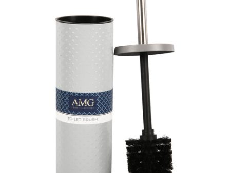 NEW WHOLESALE TOILET BRUSH HOLDER EMBOSSED MATTE GREY SOLD BY CASE Cheap