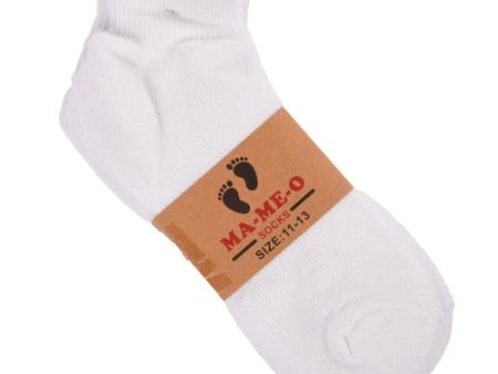 NEW WHOLESALE MENS ANKLE SOCKS WHITE SIZE 11-13 SOLD BY CASE Hot on Sale