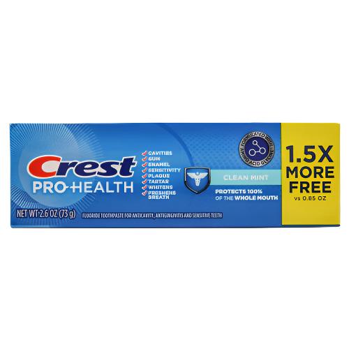 WHOLESALE CREST PRO-HEALTH CLEAN MINT PASTE 2.6 OZ SOLD BY CASE Online Sale