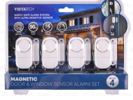 WHOLESALE MAGNETIC ALARM SET OF 4 SOLD BY CASE Online Sale