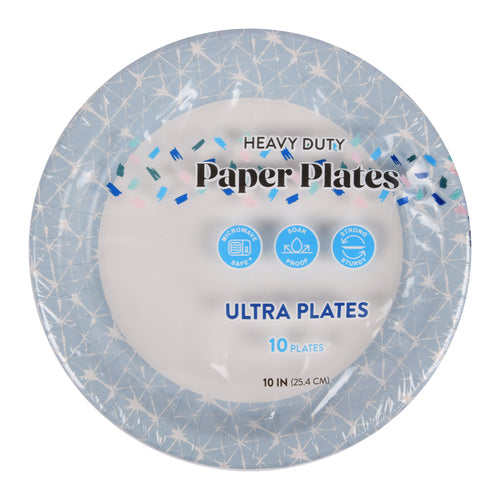 NEW WHOLESALE 10 HEAVY DUTY PAPER PLATE 10CT SOLD BY CASE For Sale