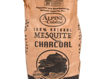 NEW WHOLESALE ALPINE CUISINE MESQUITE CHARCOAL 6.6 LB SOLD BY CASE For Discount